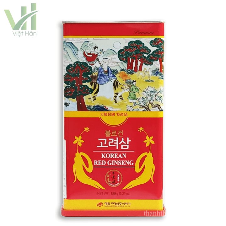 Hồng Sâm Củ Khô Daedong Hàn Quốc Hộp 150g 4