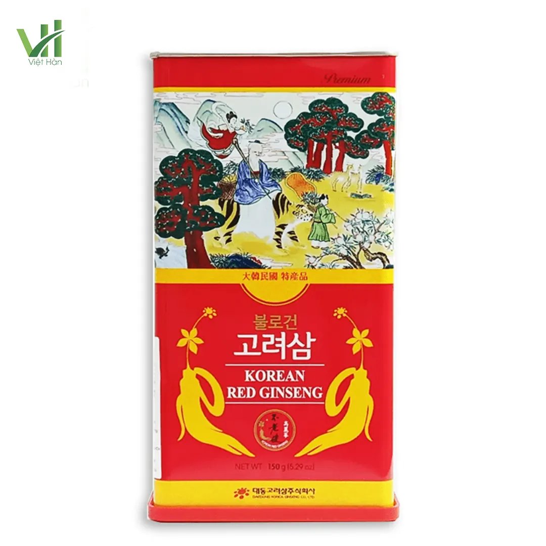 Hồng Sâm Củ Khô Daedong Hàn Quốc Hộp 150g