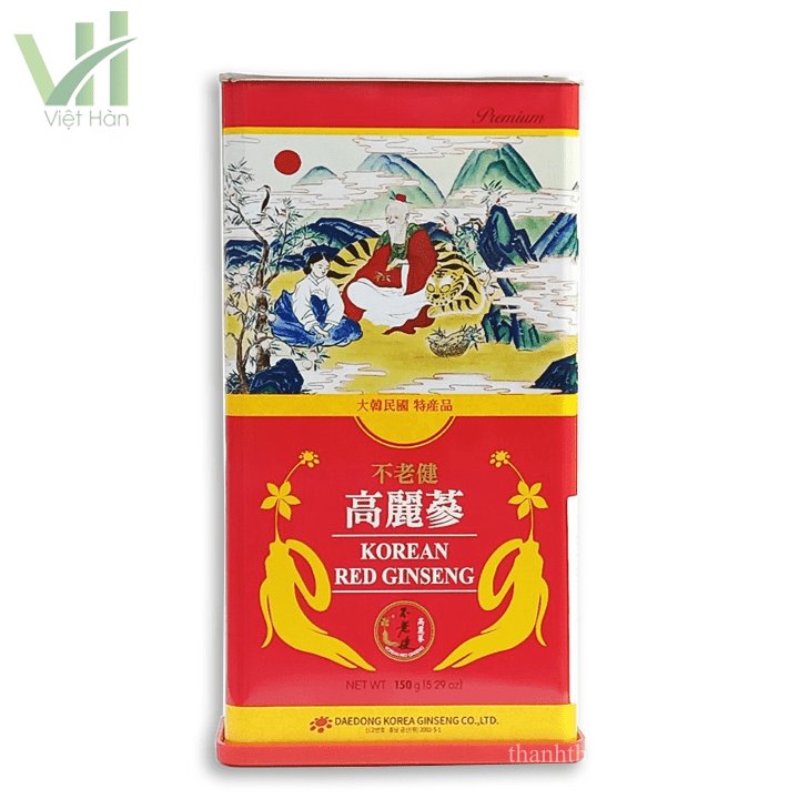 Hồng Sâm Củ Khô Daedong Hàn Quốc Hộp 150g 6