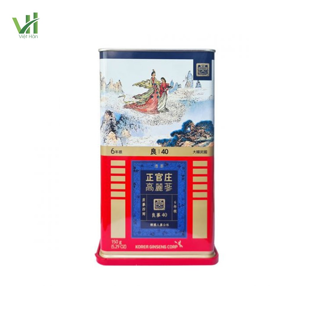 Hồng Sâm Củ Khô Jung Kwan Jang Hộp 150g (40 PCS 12 củ) 4
