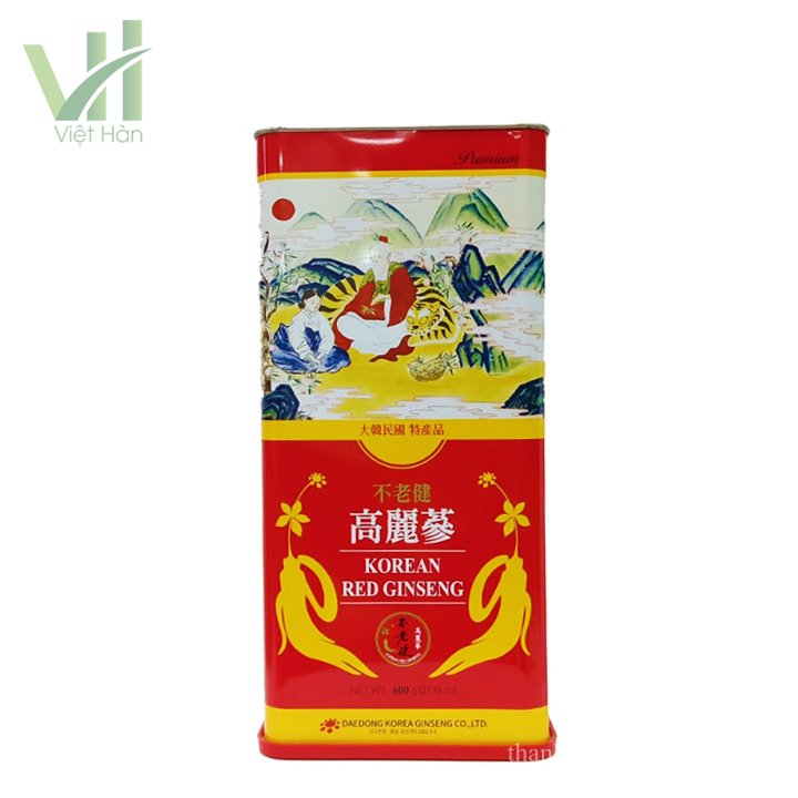 Hồng Sâm Củ Khô Daedong Hàn Quốc Hộp 600g 7