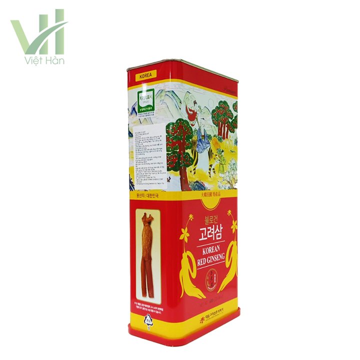 Hồng Sâm Củ Khô Daedong Hàn Quốc Hộp 600g 4