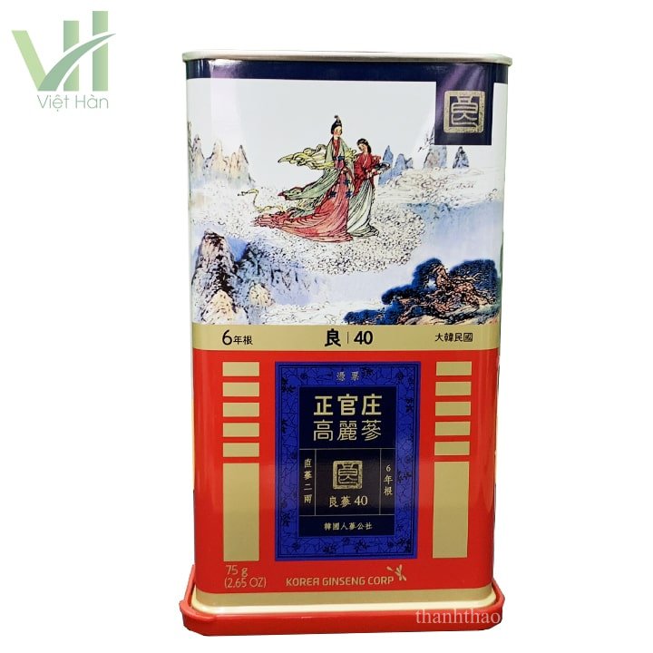 Hồng Sâm Củ Khô Jung Kwan Jang Hàn Quốc Hộp 75g 4