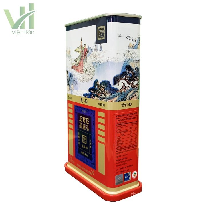 Hồng Sâm Củ Khô Jung Kwan Jang Hàn Quốc Hộp 75g 5