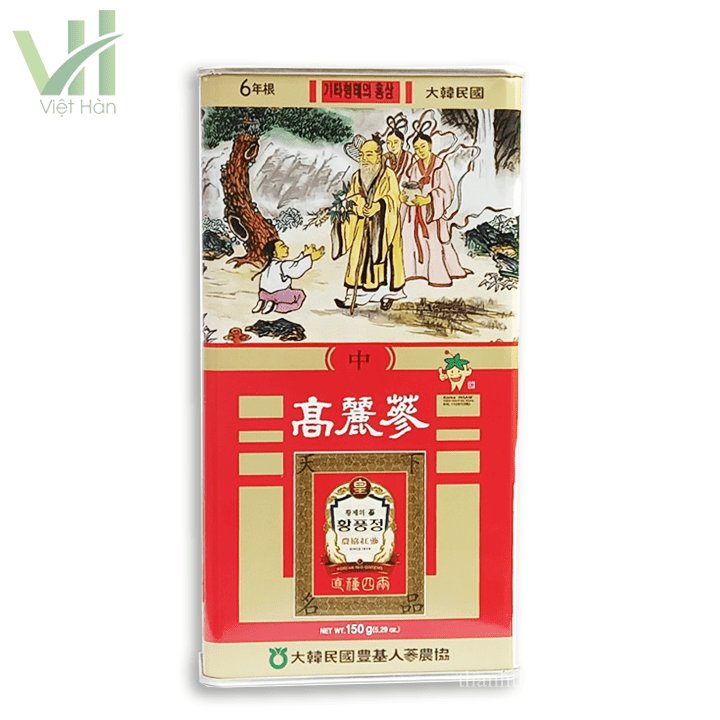 Hồng Sâm Củ Khô Punghi Hàn Quốc Hộp 150g 4