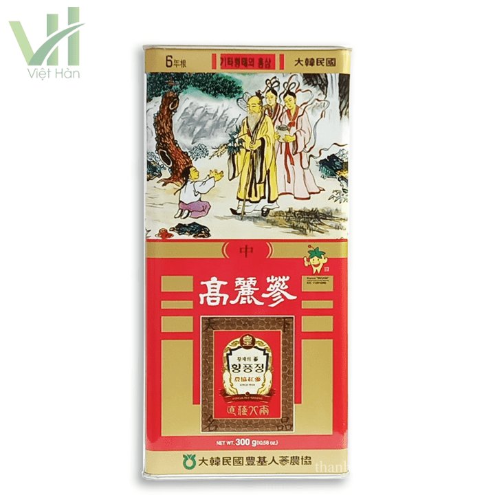 Hồng Sâm Củ Khô Punghi Hàn Quốc Hộp 300g 6
