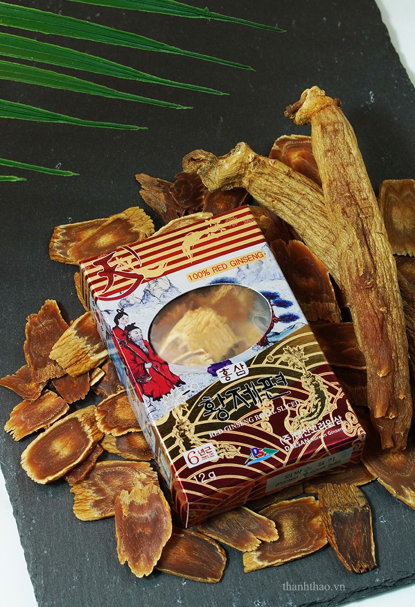 Hồng Sâm Lát Khô Daesan Hàn Quốc Hộp 10 gói x 12g 6
