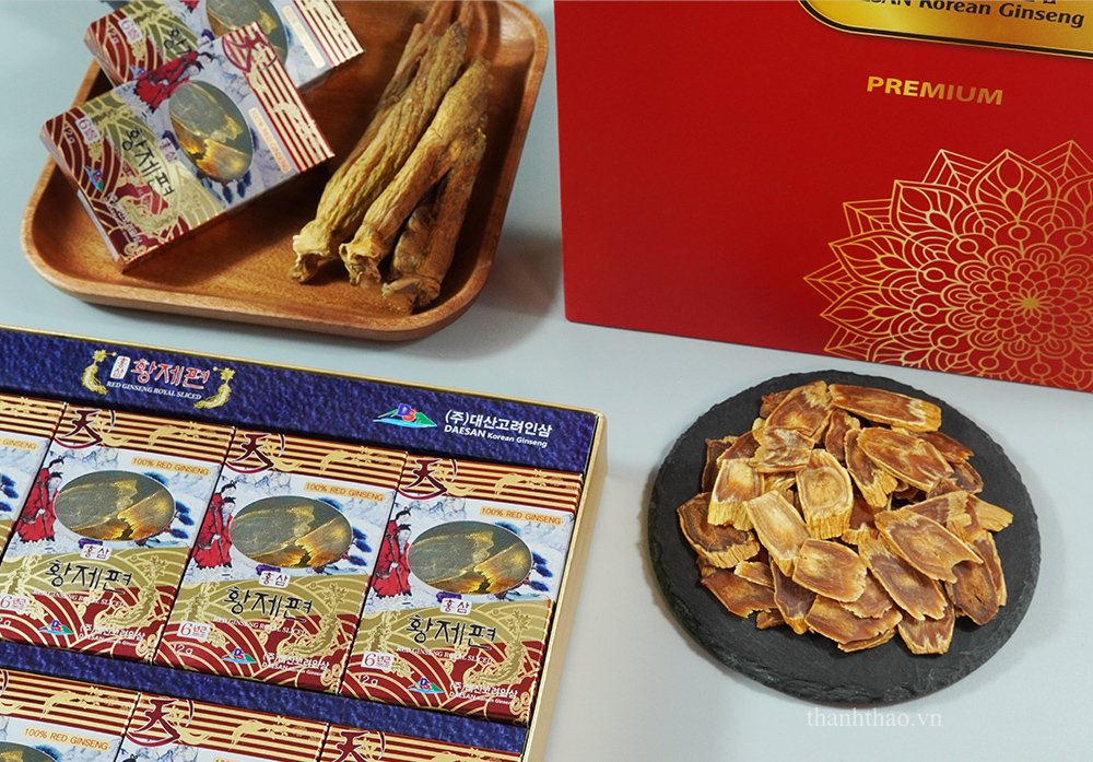 Hồng Sâm Lát Khô Daesan Hàn Quốc Hộp 10 gói x 12g 3