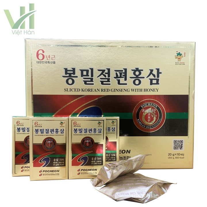 Sâm lát tẩm mật ong Pocheon 200g Hàn Quốc 2
