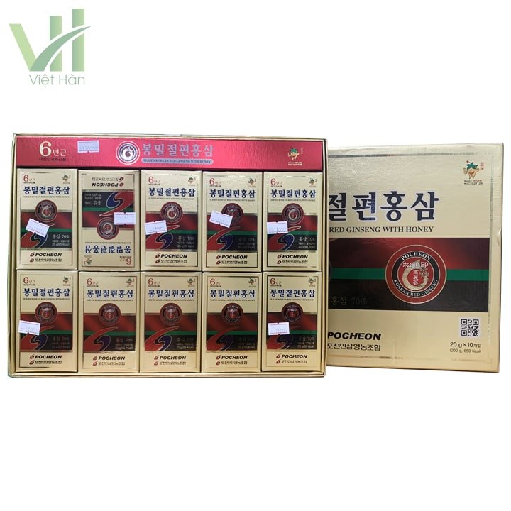 Sâm lát tẩm mật ong Pocheon 200g Hàn Quốc 3