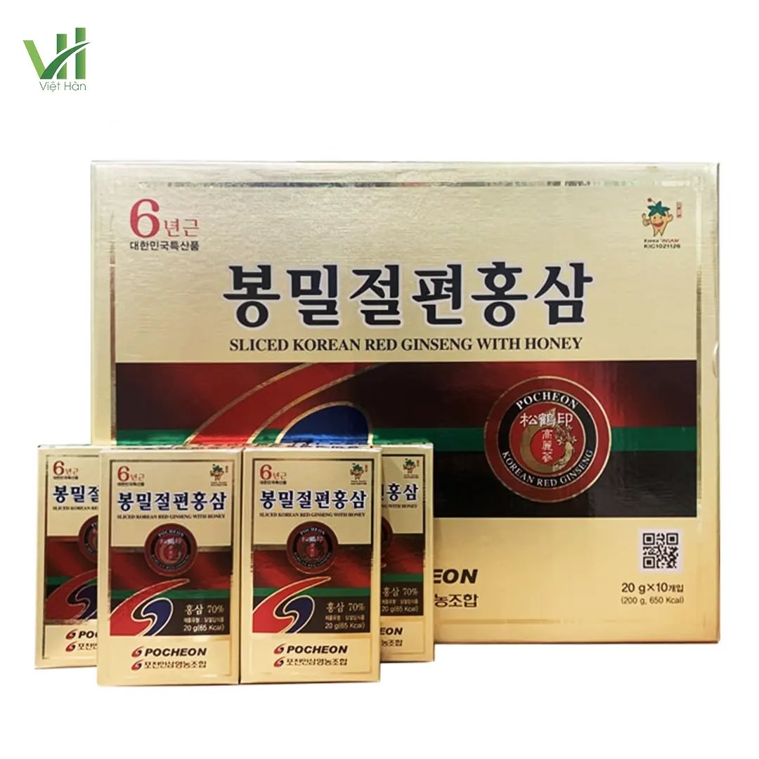 Sâm lát tẩm mật ong Pocheon 200g Hàn Quốc 10