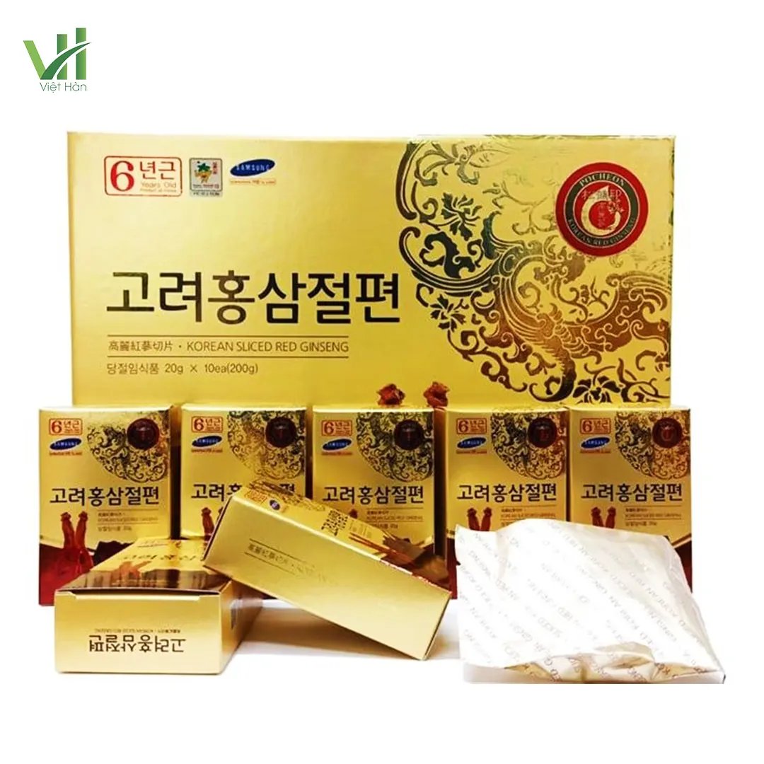 Hồng sâm lát tẩm mật ong Pocheon Hàn Quốc – Hộp 10 gói x 20g 7