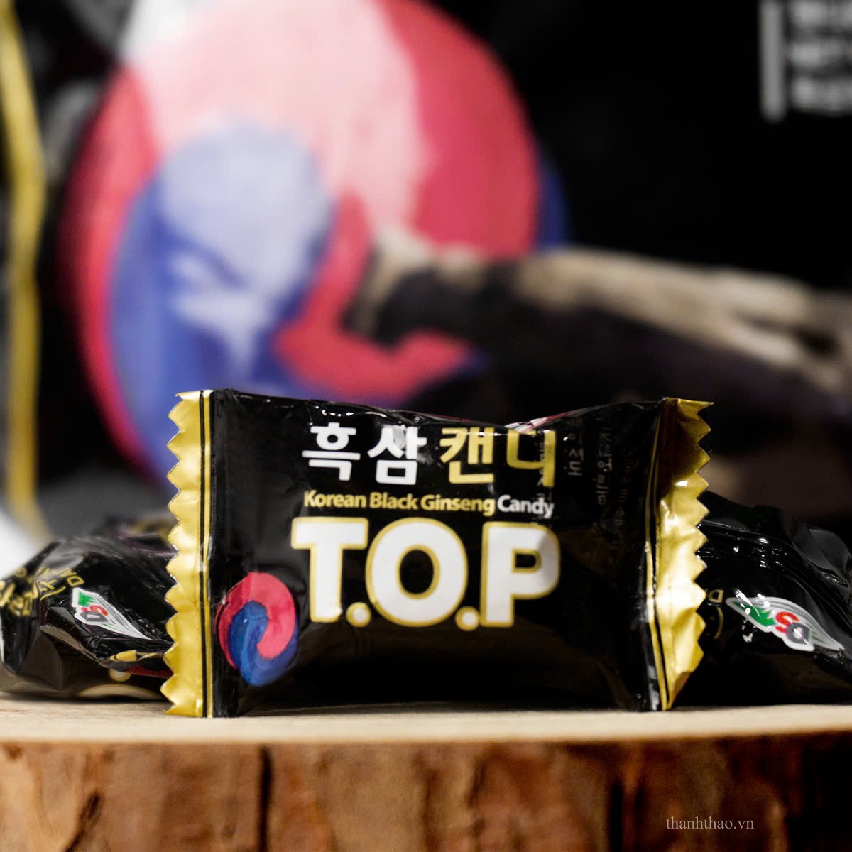 Kẹo hắc sâm T.O.P Daesan Hàn Quốc Túi 300g 6