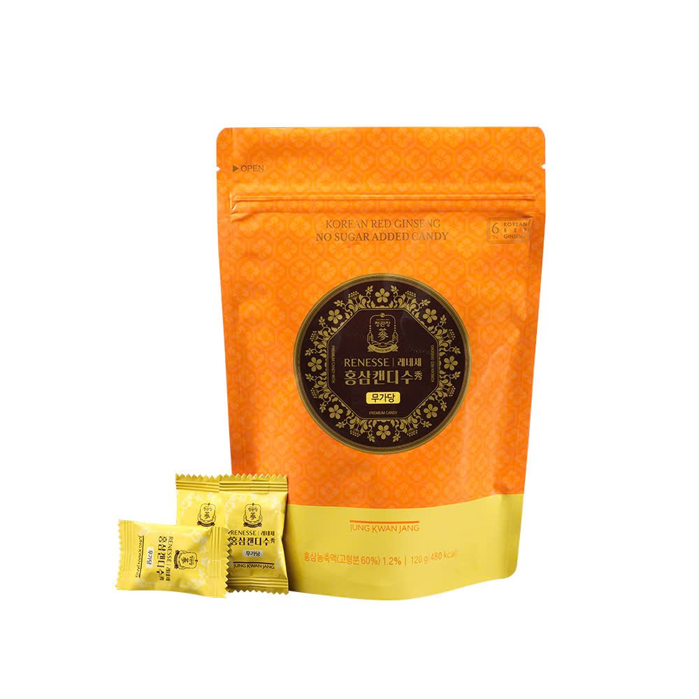 Kẹo hồng sâm KGC không đường Hàn Quốc 120g – Món quà dành cho sức khỏe 2
