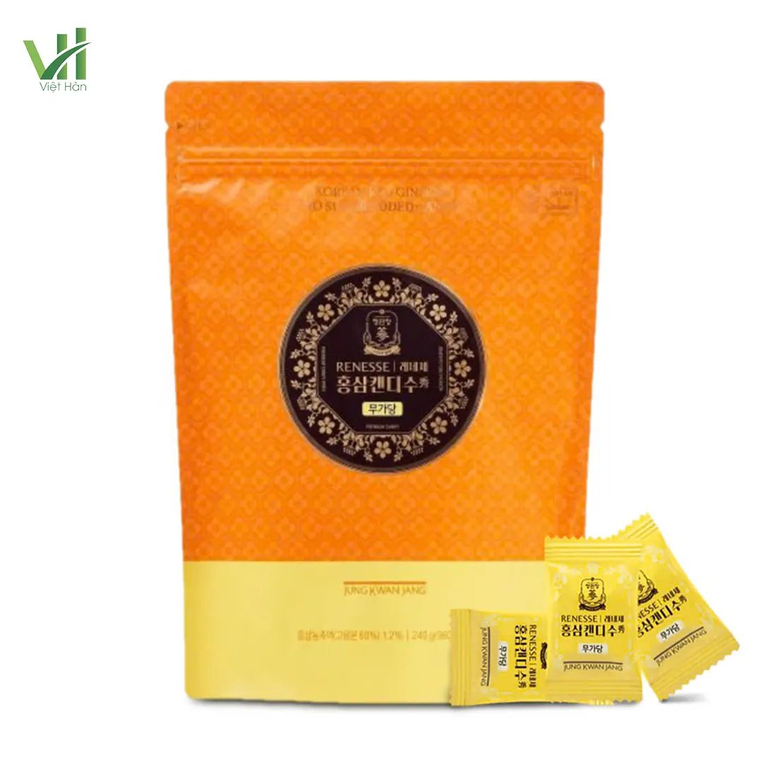 Kẹo hồng sâm KGC không đường 240g – Hàng nhập khẩu Hàn Quốc chính hãng