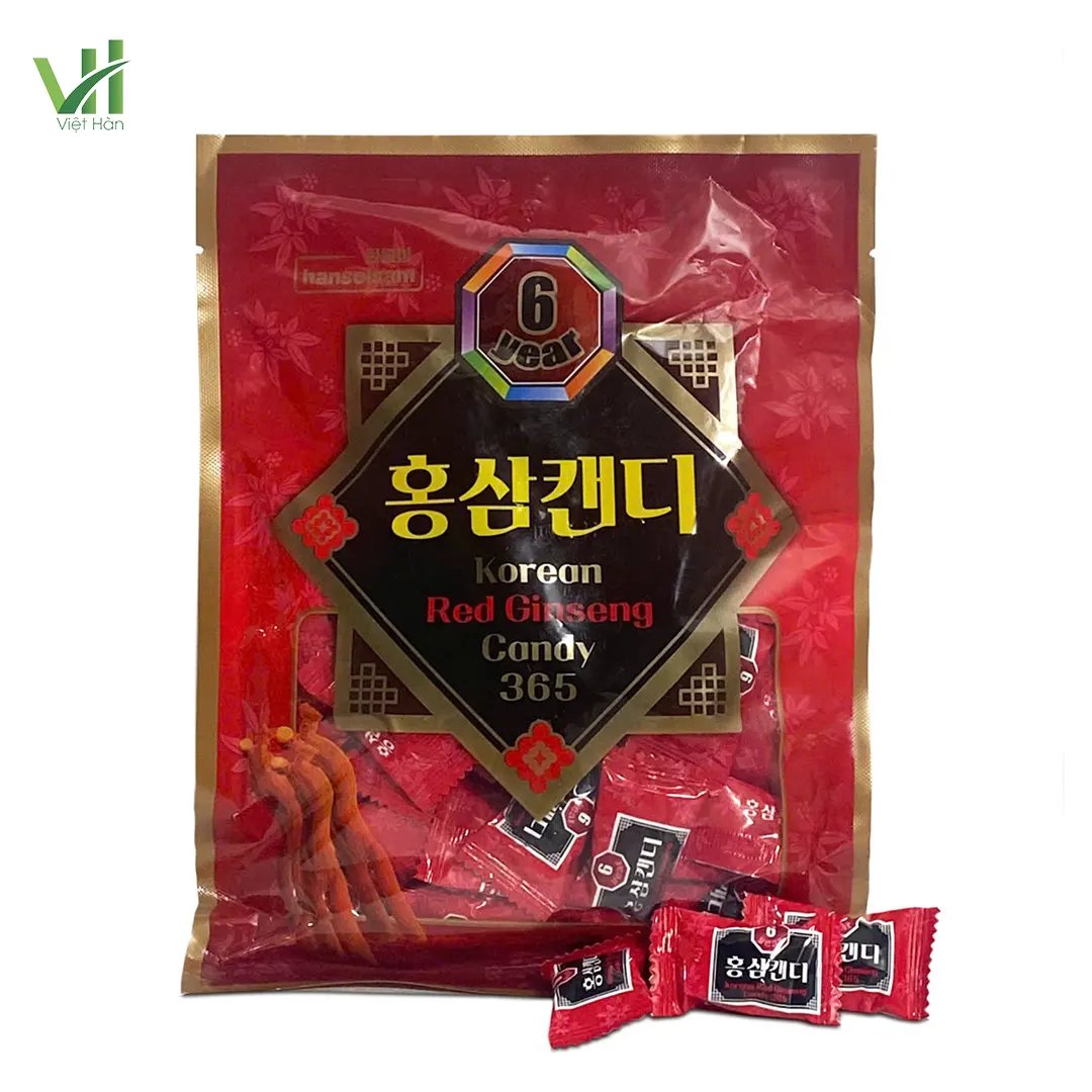 Kẹo Hồng Sâm Hàn Quốc 365 – Gói 200g
